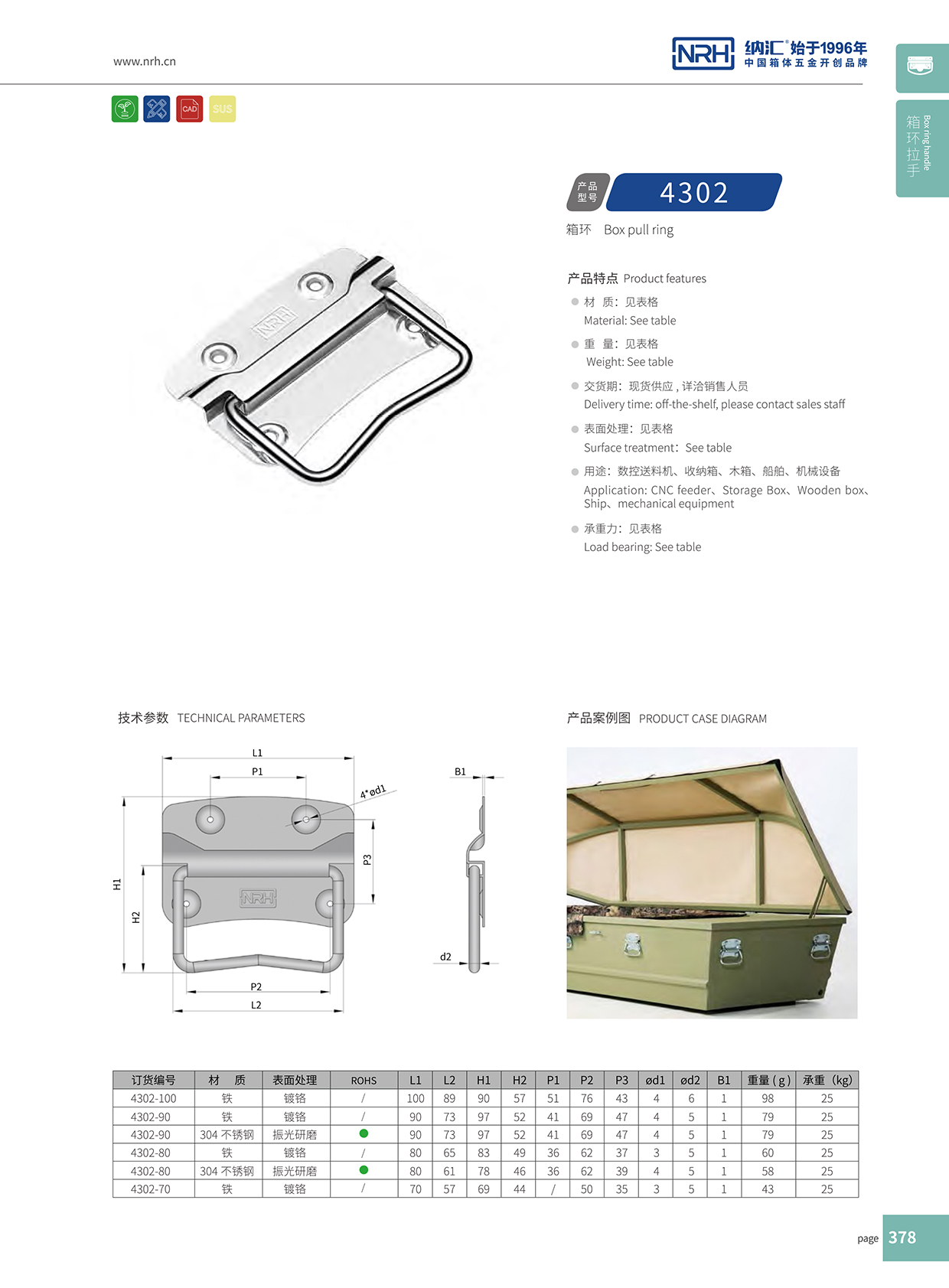 粉色视频WWW在线观看下载/NRH 箱环粉色成年视频APP 铁质  4302-90
