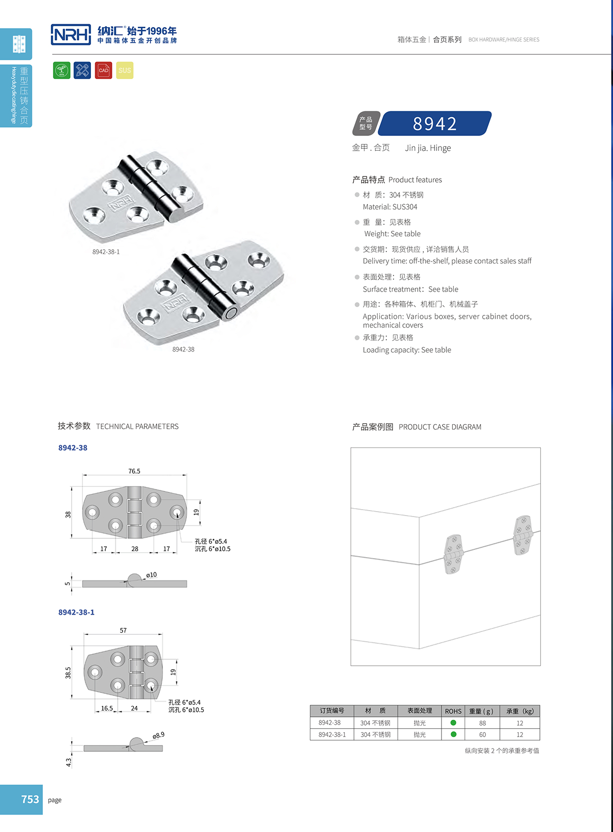 粉色视频WWW在线观看下载/NRH 8942-38 五金工业铰链