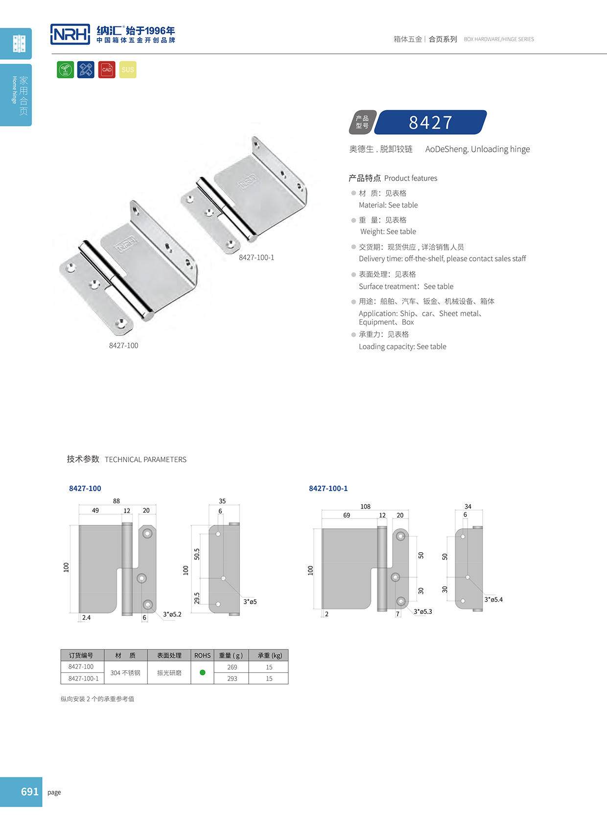 粉色视频WWW在线观看下载/NRH 8427-100 控制柜铰链
